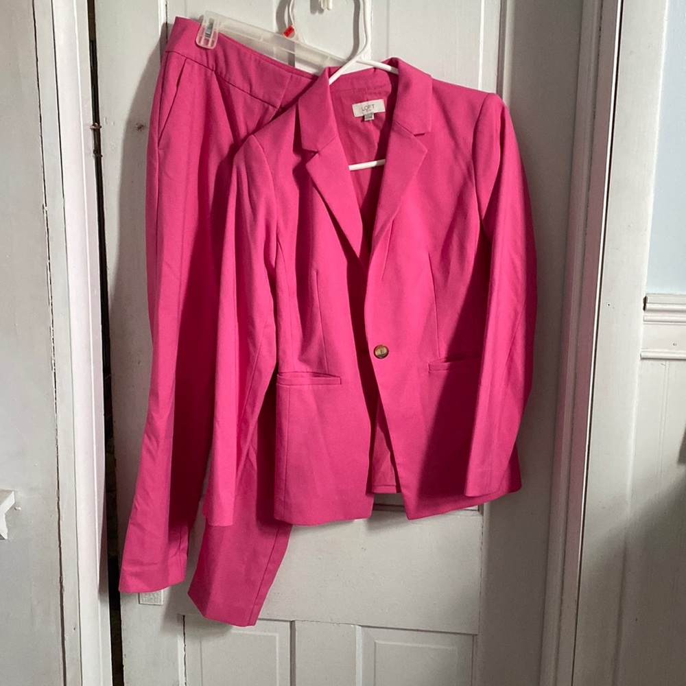 Loft Pink Pant Suit